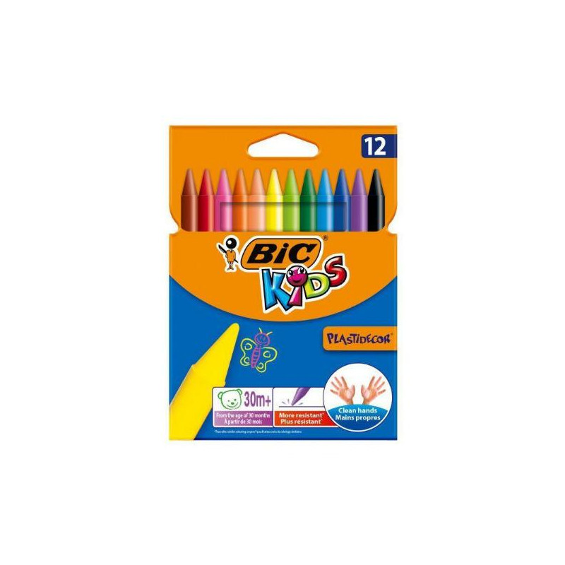 BIC KIDS PLASTIDECOR 12 COLORES