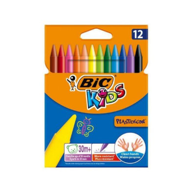 BIC KIDS PLASTIDECOR 12 COLORES