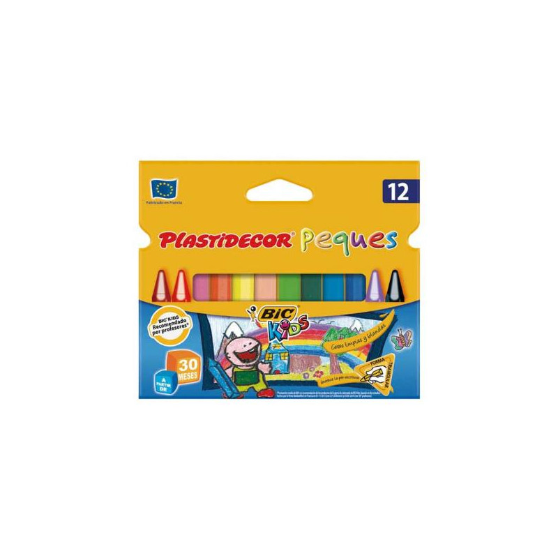 BIC KIDS PLASTIDECOR PEQUES 12 COLORES