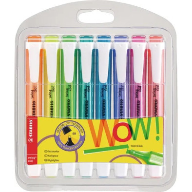 STABILO BLISTER 8 ROTULADORES SWING NEON