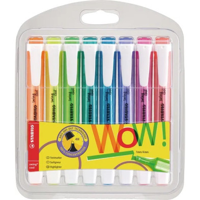 STABILO BLISTER 8 ROTULADORES SWING NEON