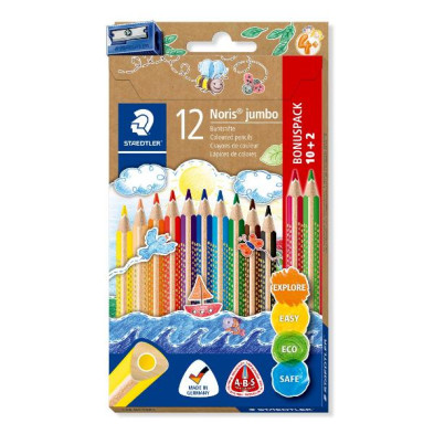 STAEDTLER PINTURAS NORIS JUMBO 12 COLORES