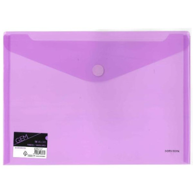 STAEDTLER DATABANK SOBRE CON VELCRO VIOLETA