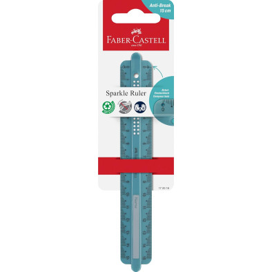 FABER-CASTELL REGLA 15CM SPARKLE
