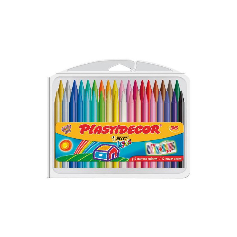 BIC KIDS PLASTIDECOR 36 COLORES