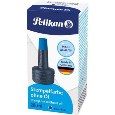 PELIKAN TINTA TAMPON 30ML AZUL