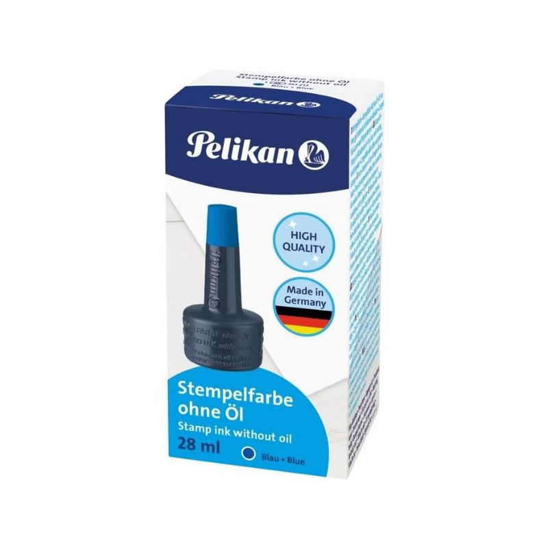 PELIKAN TINTA TAMPON 30ML AZUL