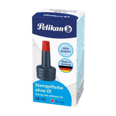 PELIKAN TINTA TAMPON 30ML ROJO