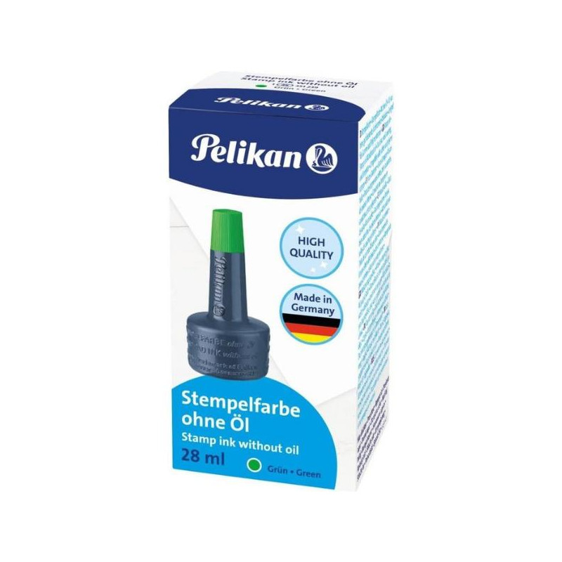PELIKAN TINTA TAMPON 30ML VERDE