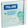 MILAN 90 NOTAS ADH. 76 X 76 AZUL PASTEL