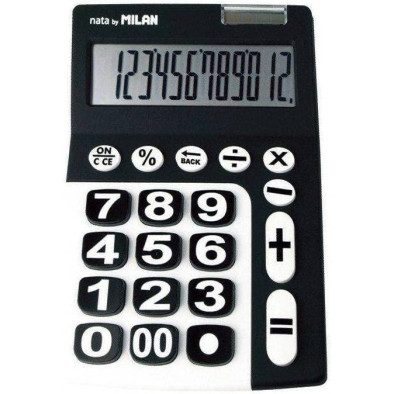 MILAN CALCULADORA 12 DIG. 150412B
