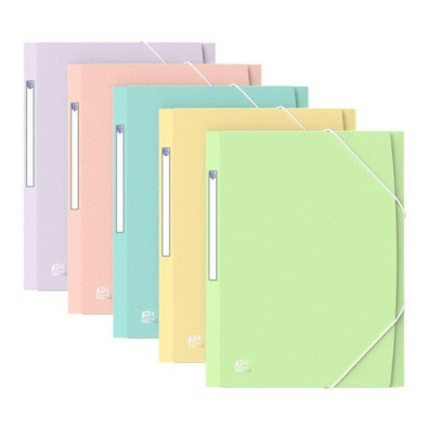 OXFORD CARPETA PLASTICO SCHOOL LIFE PASTEL