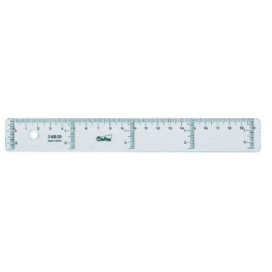 SAFTA REGLA 20 CM