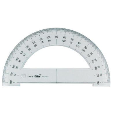 SAFTA SEMICIRCULO PLASTICO TRANS.