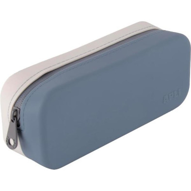 APLI PORTATODO SILICONA BICOLOR AZUL