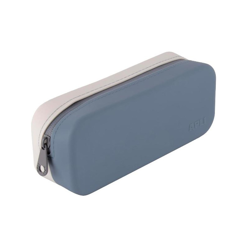 APLI PORTATODO SILICONA BICOLOR AZUL