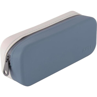 APLI PORTATODO SILICONA BICOLOR AZUL