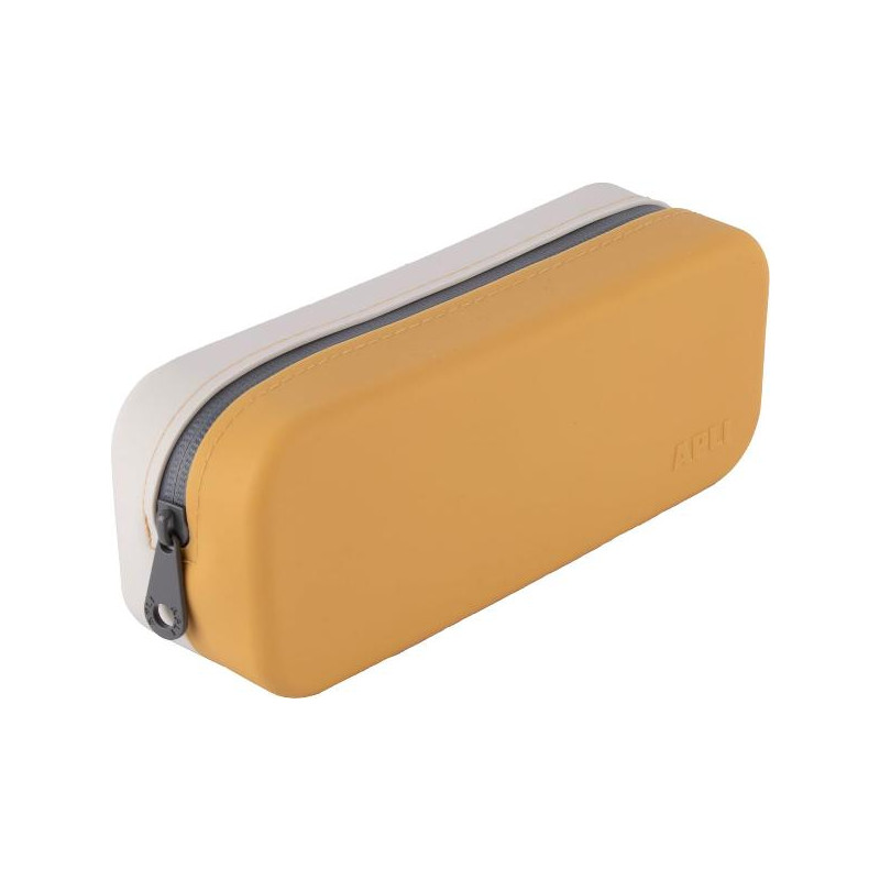 APLI PORTATODO SILICONA BICOLOR MOSTAZA