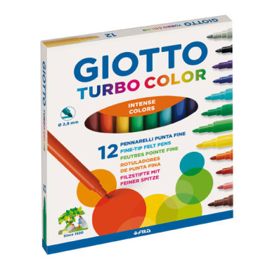 GIOTTO ROTULADORES 12 COLORES