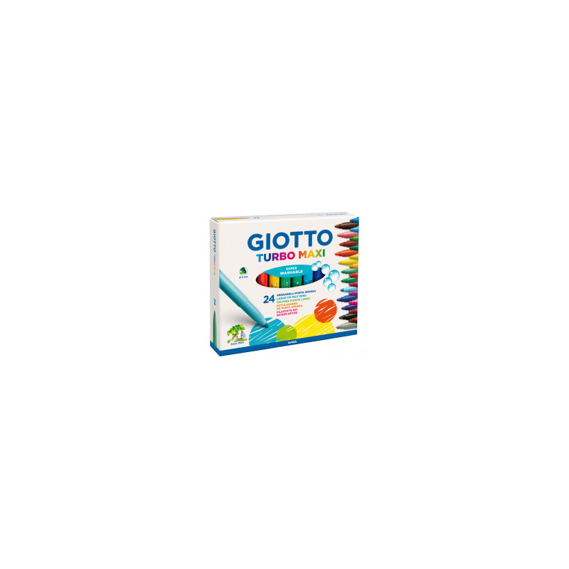 GIOTTO TURBO MAXI ROTULADORES 24 COLORES