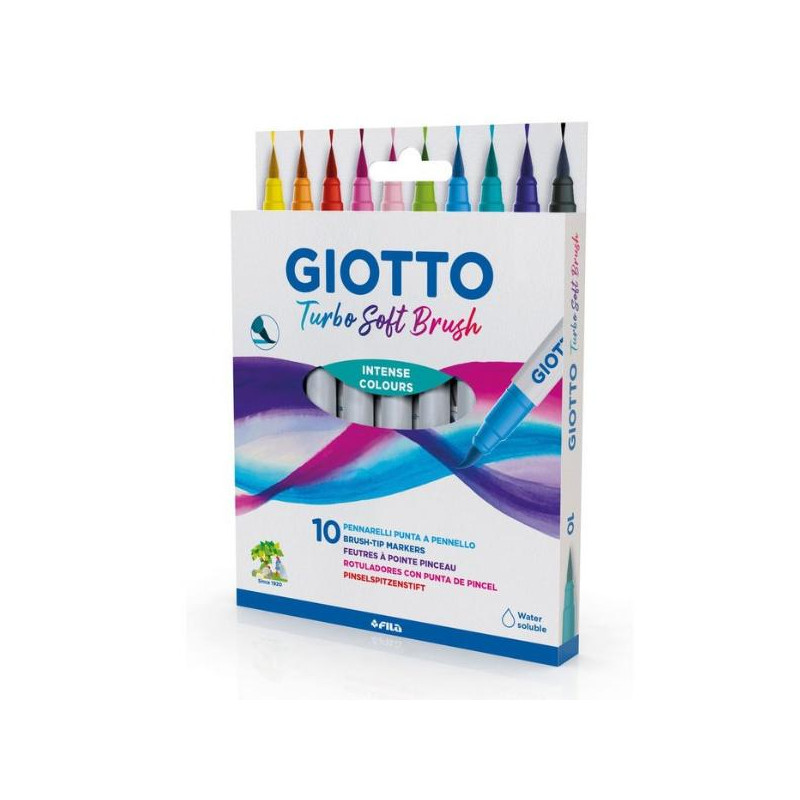 GIOTTO TURBO SOFT BRUSH CAJA 10 COL