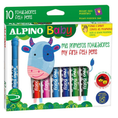 ALPINO BABY CAJA 10 ROTULADORES