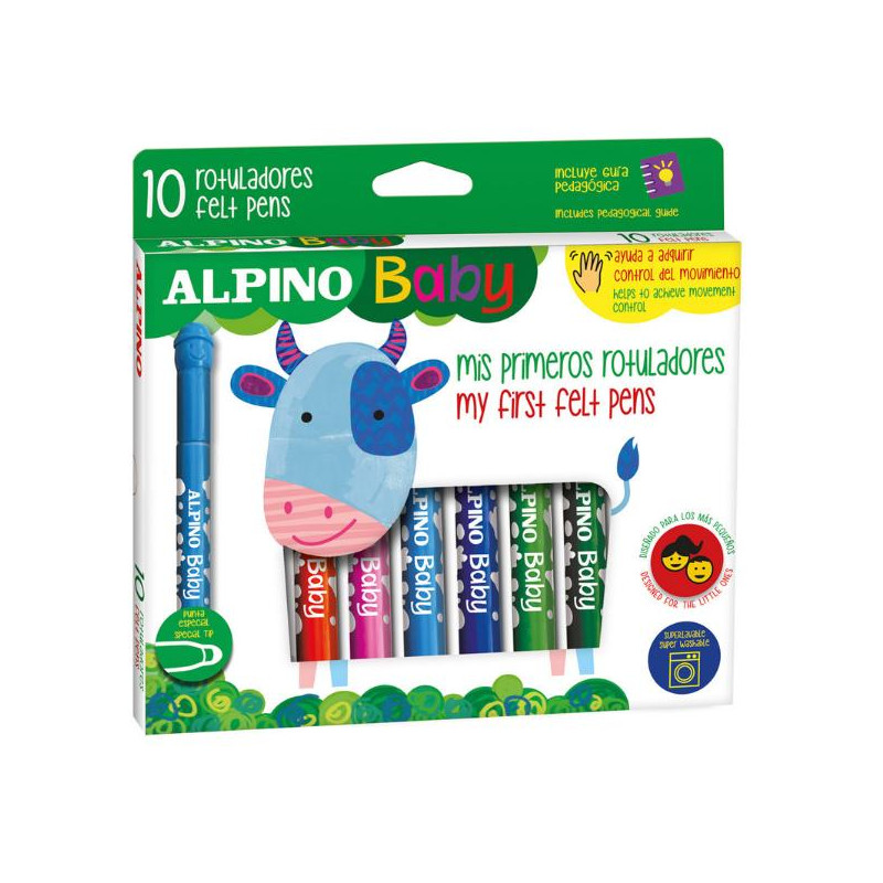 ALPINO BABY CAJA 10 ROTULADORES